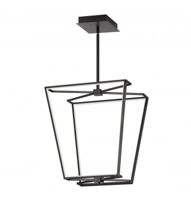 48W Chandelier, MB with WH Silicone Diffuser-(CUR-1848C-MB)-Dainolite  48W Chandelier, MB with WH Silicone Diffuser-(CUR-1848C-MB)-Dainolite