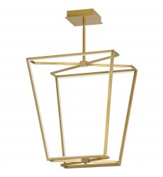  60W Chandelier, AGB w/ WH Silicone Diffuser-(CUR-2260C-AGB)-Dainolite