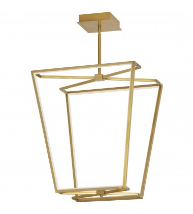  60W Chandelier, AGB w/ WH Silicone Diffuser-(CUR-2260C-AGB)-Dainolite