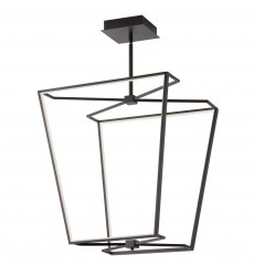  60W Chandelier, MB w/ WH Silicone Diffuser-(CUR-2260C-MB)-Dainolite