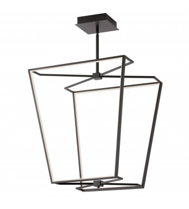  60W Chandelier, MB w/ WH Silicone Diffuser-(CUR-2260C-MB)-Dainolite