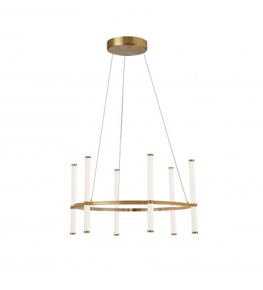  36W Chandelier, AGB w/ WH Acrylic Diffuser-(CVT-2436C-AGB)-Dainolite