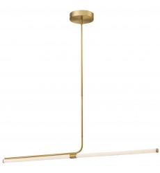  24W Horizontal Pendant, AGB w/ WH Acrylic Diff-(CVT-4824LEDHP-AGB)-Dainolite