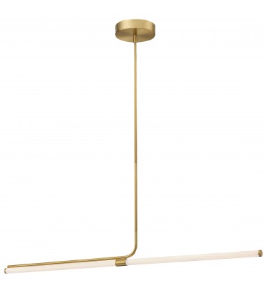  24W Horizontal Pendant, AGB w/ WH Acrylic Diff-(CVT-4824LEDHP-AGB)-Dainolite