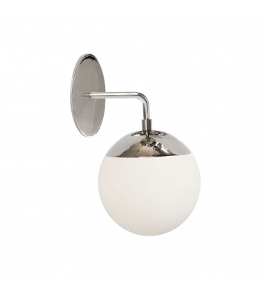 1LT Wall Sconce, PC w/ WH Opal Glass-(DAY-141W-PC)-Dainolite