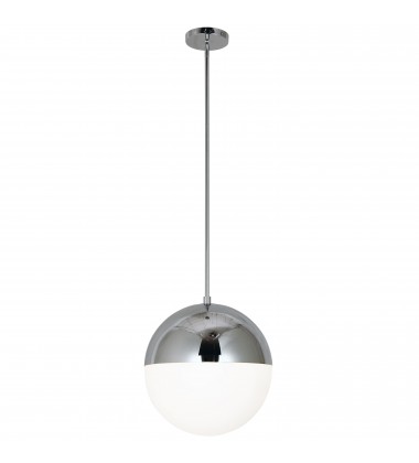  3LT Halogen Pendant, PC w/ WH Opal Glass-(DAY-143P-PC)-Dainolite