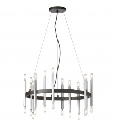  24LT Chandelier, MB & PC-(DER-2424C-MB-PC)-Dainolite