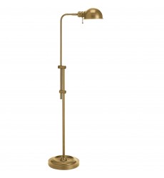  1LT Incan Adjustable Pharmacy Floor Lamp, AGB-(DM1958F-AGB)-Dainolite