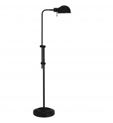  1LT Incan Adjustable Pharmacy Floor Lamp, MB-(DM1958F-MB)-Dainolite