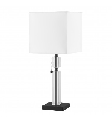  1LT Incandescent Table Lamp, MB w/ WH Shade-(DM231-MB)-Dainolite