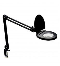 Magnifier Black w/ 5D Lens +A Bracket-(DMLED10-A-5D-BK)-Dainolite  Magnifier Black w/ 5D Lens +A Bracket-(DMLED10-A-5D-BK)-Dainolite