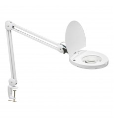 Magnifier w/A-Bracket White-(DMLED10-A-WH)-Dainolite  Magnifier w/A-Bracket White-(DMLED10-A-WH)-Dainolite