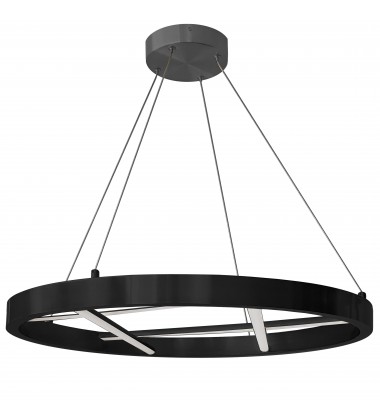  40W Chandelier, MB w/ WH Silicone Diffuser-(DNT-2440LEDC-MB)-Dainolite