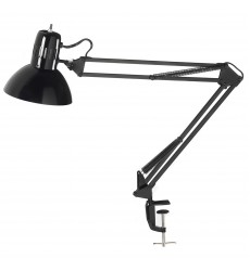  Clamp-On Task Lamp, Gloss Black-(DXL334-X-BK)-Dainolite