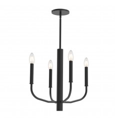 4LT Incandescent Chandelier, MB-(ELN-164C-MB)-Dainolite  4LT Incandescent Chandelier, MB-(ELN-164C-MB)-Dainolite