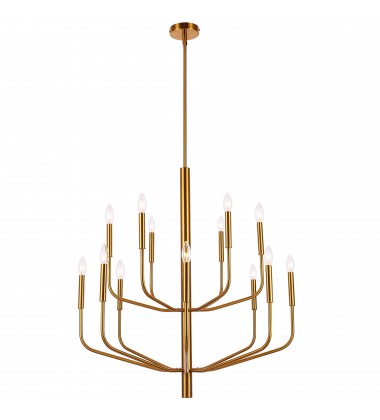 14LT Chandelier, AGB-(ELN-3214C-AGB)-Dainolite  14LT Chandelier, AGB-(ELN-3214C-AGB)-Dainolite