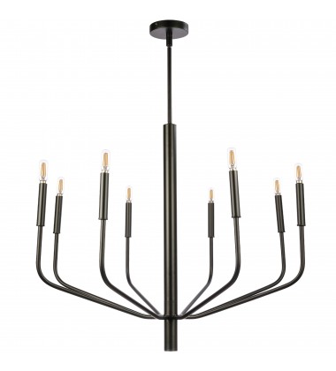  8LT Chandelier, MB Finish-(ELN-328C-MB)-Dainolite