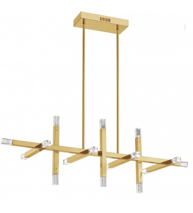  48W Horiz Chandelier, AGB w/ Acrylic Diffuser-(FCS-4064HC-AGB)-Dainolite