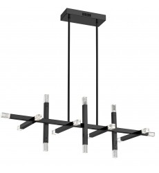  48W Horiz Chandelier, MB w/ Acrylic Diffuser-(FCS-4064HC-MB)-Dainolite