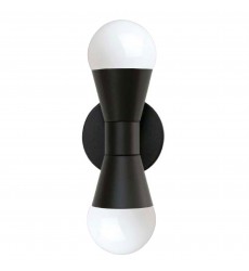 2LT Incandescent Wall Sconce, MB-(FOR-72W-MB)-Dainolite  2LT Incandescent Wall Sconce, MB-(FOR-72W-MB)-Dainolite