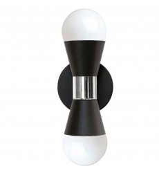  2LT Incandescent Wall Sconce, MB & PC-(FOR-72W-MB-PC)-Dainolite
