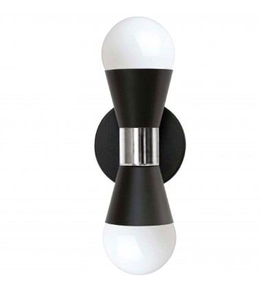  2LT Incandescent Wall Sconce, MB & PC-(FOR-72W-MB-PC)-Dainolite