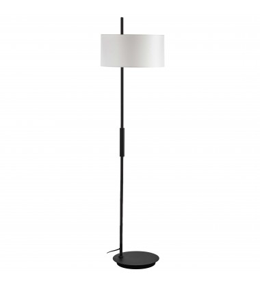  1LT Incandescent Floor Lamp, MB w/ WH Shade-(FTG-622F-MB-WH)-Dainolite