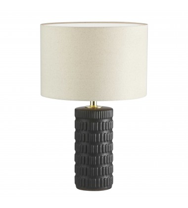  1LT Incandescent Table Lamp, MB w/ BG Shade-(FTY-181T-MB-BG)-Dainolite