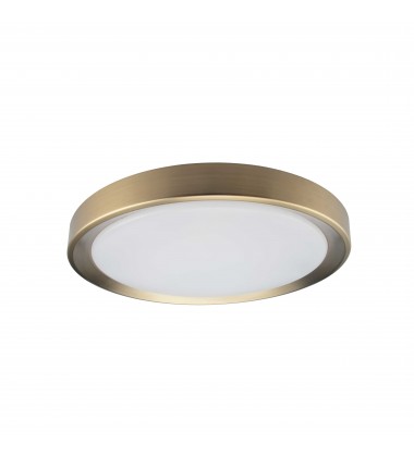 24W Flush Mount, AGB w/ WH Diffuser-(FYN-1224LEDFH-AGB)-Dainolite  24W Flush Mount, AGB w/ WH Diffuser-(FYN-1224LEDFH-AGB)-Dainolite