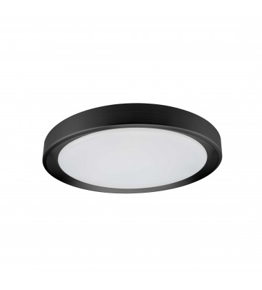  24W Flush Mount, SB w/ WH Diffuser-(FYN-1224LEDFH-SB)-Dainolite