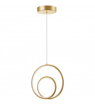  20W Pendant, AGB w/ WH Silicone Diff-(GBL-1222LEDP-AGB)-Dainolite