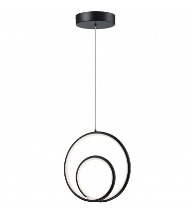  20W Pendant, MB w/ WH Silicone Diff-(GBL-1222LEDP-MB)-Dainolite