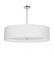 4LT Helena Pendant PC, WH w/WH Diffuser-(HEL-344P-PC-WH)-Dainolite  4LT Helena Pendant PC, WH w/WH Diffuser-(HEL-344P-PC-WH)-Dainolite