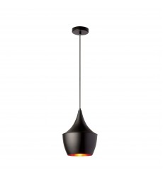  1LT Pendant, Aluminum Black-(HKI-91P-BK)-Dainolite