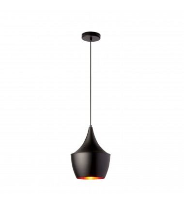  1LT Pendant, Aluminum Black-(HKI-91P-BK)-Dainolite