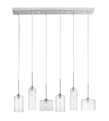  6LT Horizontal Pendant-(IC-286P-PC)-Dainolite