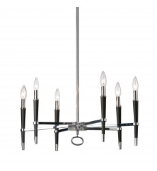  6LT Incandescent Chandelier, PC Finish-(LAN-246C-PC)-Dainolite