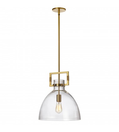  1LT Pendant, Aged Brass Finish-(LBY-141P-AGB)-Dainolite