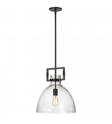  1LT Pendant, Matte Black Finish-(LBY-141P-MB)-Dainolite