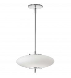 16W Pendant, PC w/ Opal Glass-(MAD-121LEDP-PC)-Dainolite