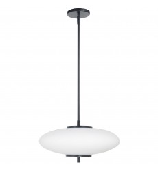  24W Pendant, MB w/ WH Glass-(MAD-161P-MB)-Dainolite