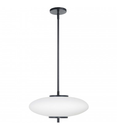  24W Pendant, MB w/ WH Glass-(MAD-161P-MB)-Dainolite