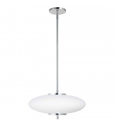  24W Pendant, PC w/ WH Glass-(MAD-161P-PC)-Dainolite