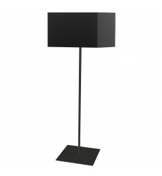  1LT Square Floor Lamp w/ JTone Black Shade-(MM201F-BK-797)-Dainolite