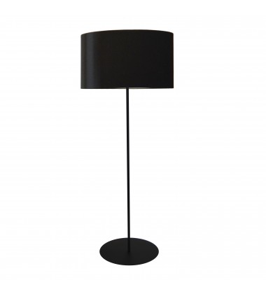  1LT Drum Floor Lamp w/ JTone Black Shade-(MM221F-BK-797)-Dainolite