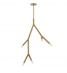 5LT Incandescent Pendant, AGB-(MOR-125P-AGB)-Dainolite  5LT Incandescent Pendant, AGB-(MOR-125P-AGB)-Dainolite