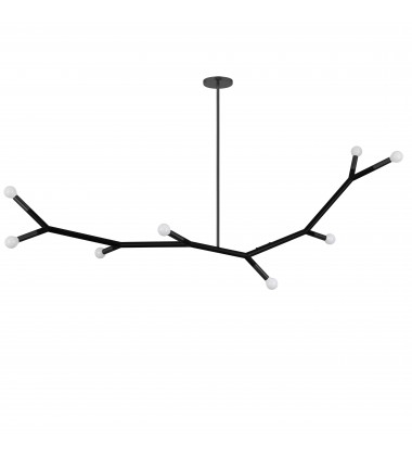 8LT Incandescent Horiz Pendant, MB-(MOR-608HP-MB)-Dainolite 8LT Incandescent Horiz Pendant, MB-(MOR-608HP-MB)-Dainolite