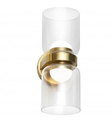  20W Wall Sconce, AGB w/ CLR Glass-(NAD-1020LEDW-AGB)-Dainolite
