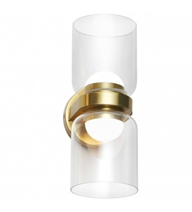  20W Wall Sconce, AGB w/ CLR Glass-(NAD-1020LEDW-AGB)-Dainolite