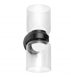 20W Wall Sconce, MB w/ CLR Glass-(NAD-1020LEDW-MB)-Dainolite  20W Wall Sconce, MB w/ CLR Glass-(NAD-1020LEDW-MB)-Dainolite